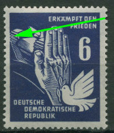 DDR 1950 Frieden Mit Plattenfehler 276 F 31 Mit Falz - Errors & Oddities