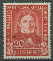 Bund 1949 Wohlfahrt Helfer Der Menschheit 119 Postfrisch, Kl. Knick (R81017) - Neufs