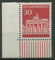 Bund 1966 Brandenburger Tor Bogenmarken 508 Ecke 3 Postfrisch - Ungebraucht