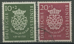 Bund 1950 Siegel Von Johann Sebastian Bach 121/22 Gestempelt (R81036) - Used Stamps