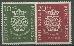 Bund 1950 Siegel Von Joh. Sebastian Bach 121/22 Postfrisch, Min. Fehler (R81033) - Unused Stamps