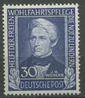 Bund 1949 Wohlfahrt Helfer Der Menschheit 120 Postfrisch Kl. Zahnfehler (R81020) - Ongebruikt