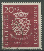 Bund 1950 Siegel Von Joh. S. Bach 122 Gestempelt, Zahnfehler (R81038) - Gebraucht