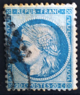 FRANCE                           N° 37                 OBLITERE                Cote : 15 € - 1870 Siège De Paris