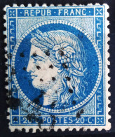 FRANCE                           N° 37                 OBLITERE                Cote : 15 € - 1870 Assedio Di Parigi