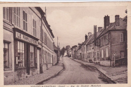 Oulchy Le Château (02 Aisne) Rue Du Docteur Manichon Le Familistère - Phot Combier Circulée 1936 Timbre Rouget De L'Isle - Autres & Non Classés