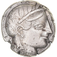 Monnaie, Attique, Tétradrachme, Ca. 460-454 BC, Athènes, TTB+, Argent - Griechische Münzen