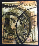 FRANCE                           N° 39 B                 OBLITERE                Cote : 200 € - 1870 Bordeaux Printing