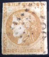 FRANCE                           N° 43 A                 OBLITERE                Cote : 90 € - 1870 Bordeaux Printing