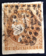 FRANCE                           N° 43 A                 OBLITERE                Cote : 90 € - 1870 Bordeaux Printing