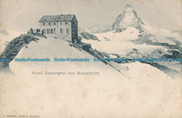 R005230 Hotel Gornergrat Mit Matterhorn. H. Morthier - Monde