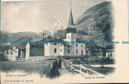 R005232 Kirche In Zermatt - Monde