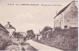 46 - LOT - LAMOTHE FENELEON - L'AVENUE DE LAMOTHE HAUTE - Autres & Non Classés