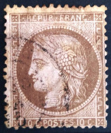 FRANCE                           N° 58                 OBLITERE                Cote : 18 € - 1871-1875 Cérès