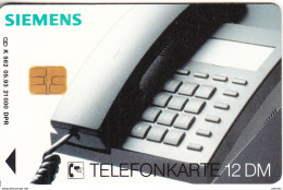 GERMANY - Siemens/Euroset 800(K 562), Tirage 21000, 05/93, Mint - K-Reeksen : Reeks Klanten
