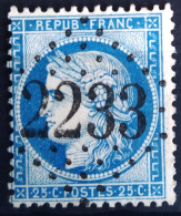 FRANCE                           N° 60 B                 OBLITERE                Cote : 50 € - 1871-1875 Cérès