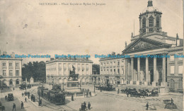 R004831 Bruxelles. Place Royale Et Eglise St. Jacques. 1912 - Monde