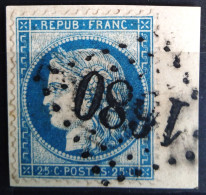 FRANCE                           N° 60 B                 OBLITERE                Cote : 50 € - 1871-1875 Ceres