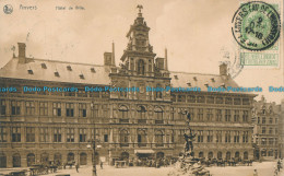 R004834 Anvers. Hotel De Ville. Nels. 1908 - Monde