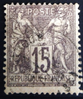 FRANCE                           N° 66                 OBLITERE                Cote : 25 € - 1876-1878 Sage (Type I)