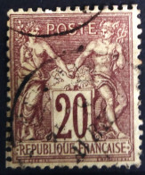 FRANCE                           N° 67                 OBLITERE                Cote : 25 € - 1876-1878 Sage (Typ I)