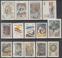 2005 Syria Collection Of 14 Different Stamps MNH - Syrië