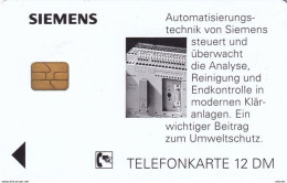 GERMANY(chip) - Frog, Siemens Umwelt 1(O 166), Tirage 20000, 02/95, Mint - O-Series: Kundenserie Vom Sammlerservice Ausgeschlossen