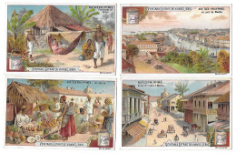 S 636, Liebig 6 Cards, Aux îles Philippines (2 Backsites Are Damaged) (ref B15) - Liebig