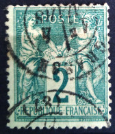FRANCE                           N° 74                OBLITERE                Cote : 30 € - 1876-1898 Sage (Tipo II)