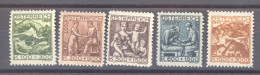 Autriche  :  Yv  326-30  Mi  442-46  * - Unused Stamps