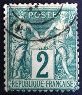 FRANCE                           N° 74                OBLITERE                Cote : 30 € - 1876-1898 Sage (Tipo II)