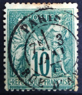 FRANCE                           N° 76      Signé         OBLITERE                Cote : 325 €           2° CHOIX - 1876-1898 Sage (Tipo II)