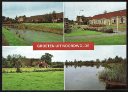 NOORDWOLDE Groeten Uit 4-luik Ca 1980 - Otros & Sin Clasificación