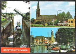 LEMMER Groeten Uit 3-luik Ca 1980 - Lemmer