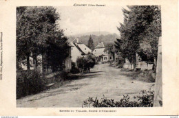 CPA CHAGEY 70 Entrée Du Village, Route D'Héricourt - Autres & Non Classés