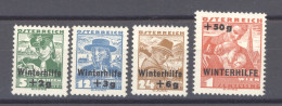 Autriche  :  Yv  467-70  Mi  613-16  * - Unused Stamps