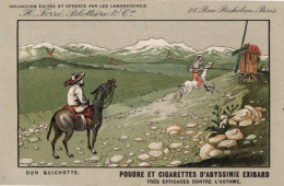 Don Quichotte Cigarettes Tobacco Antique Advertising Postcard - Publicité