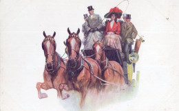 International Horse Show 1912 Antique London Advertising Postcard - Publicité