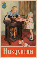 Husqvarna Sewing Machines Antique Advertising Postcard - Publicité