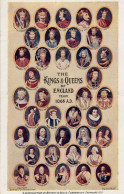 Kings & Queens Of England From 1066AD Bryant & May Matches Advertising Postcard - Pubblicitari