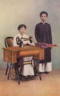 Singer Sewing Machines Tonkin Chinese Sea Old Advertising Postcard - Advertising