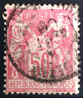 FRANCE                           N° 104                   OBLITERE                Cote : 45 € - 1898-1900 Sage (Type III)