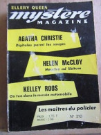 Ellery Queen Mystère Magazine N210 Voir Sommaireeditions Opta Juillet 1965 - Zonder Classificatie