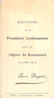 Souvenir De Première Communion Pierre Dargent Xermamenil 1919 Bouasse Lebel 6038 - Images Religieuses