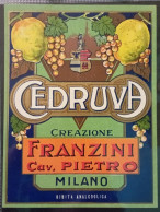 Etichetta Cedruva - Lemonades & Sodas