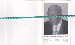 Broeder Berchmans (Aime Van De Perre), Beveren 1905, Sint-Niklaas 1999. Foto - Obituary Notices
