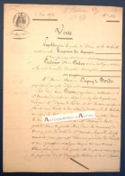 ● 1856 Familles Dupuy De Bordes - Besson - Domaine De Saint Ours - Grenoble - Acte Manuscrit Vente "Napoléon...." - Manuscritos