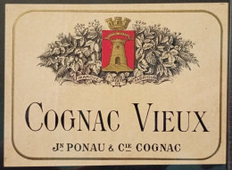 Etichetta Cognac Vieux - Alcools & Spiritueux