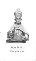 Buste De Saint Privat " Priez Pour Nous" - Images Religieuses