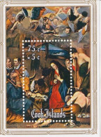 COOK ISLANDS Block 51,unused,Christmas 1975 (**) - Cookinseln
